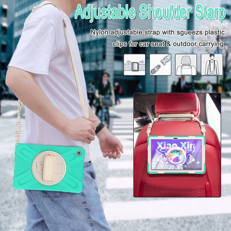 For Lenovo Tab M10 Plus 10.6 3rd Gen 2022 Silicone + PC Protective Tablet Case(Mint Green) - Lenovo by PMC TechLife | Online Shopping South Africa | PMC TechLife | Buy Now Pay Later Mobicred