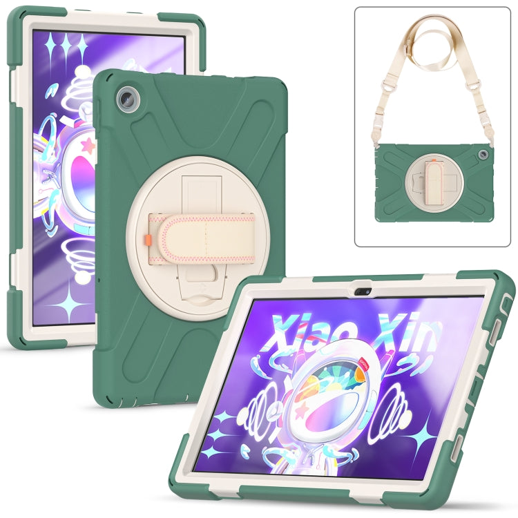 For Lenovo Tab M10 Plus 10.6 3rd Gen 2022 Silicone + PC Protective Tablet Case(Emerald Green) - Lenovo by PMC TechLife | Online Shopping South Africa | PMC TechLife | Buy Now Pay Later Mobicred