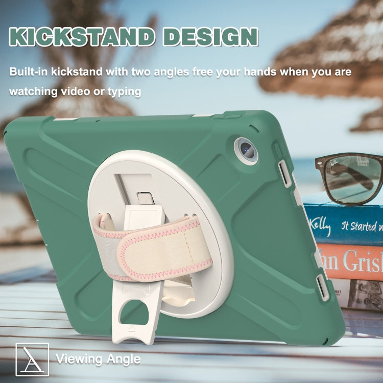 For Lenovo Tab M10 Plus 10.6 3rd Gen 2022 Silicone + PC Protective Tablet Case(Emerald Green) - Lenovo by PMC TechLife | Online Shopping South Africa | PMC TechLife | Buy Now Pay Later Mobicred