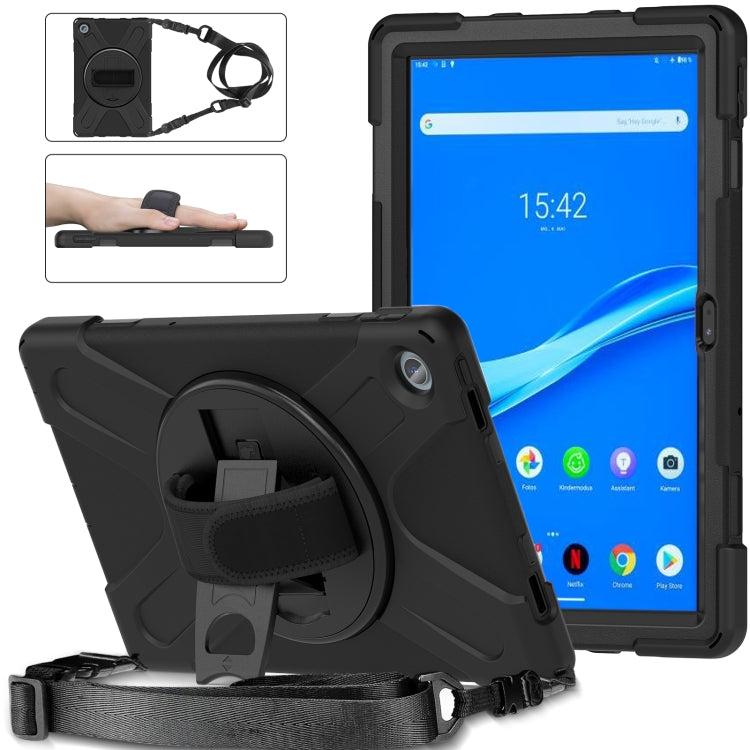 For Lenovo Tab M10 Plus 10.6 3rd Gen 2022 Silicone + PC Protective Tablet Case(Black) - free shipping - PMC TechLife - Order now!