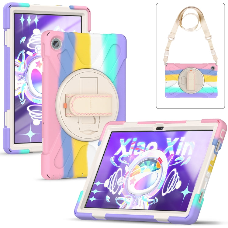 For Lenovo Tab M10 Plus 10.6 3rd Gen 2022 Silicone + PC Protective Tablet Case(Colorful Pink) - Lenovo by PMC TechLife | Online Shopping South Africa | PMC TechLife | Buy Now Pay Later Mobicred