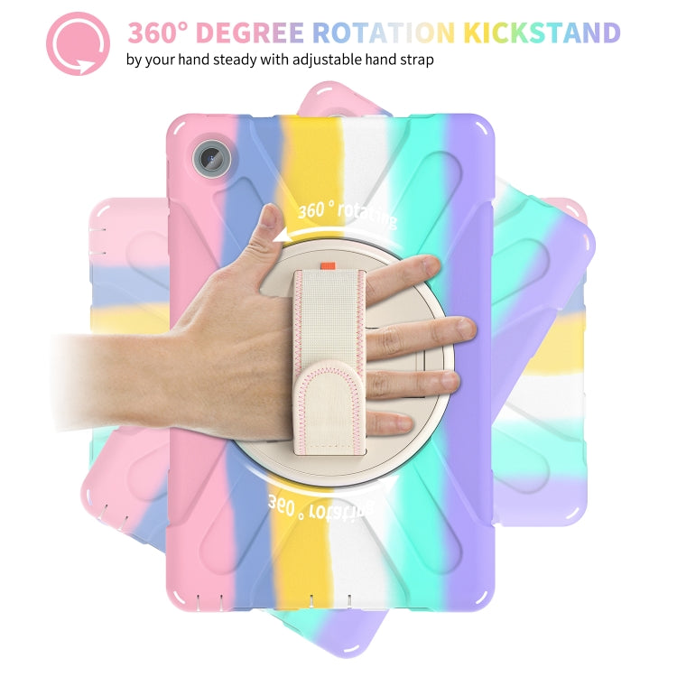 For Lenovo Tab M10 Plus 10.6 3rd Gen 2022 Silicone + PC Protective Tablet Case(Colorful Pink) - Lenovo by PMC TechLife | Online Shopping South Africa | PMC TechLife | Buy Now Pay Later Mobicred