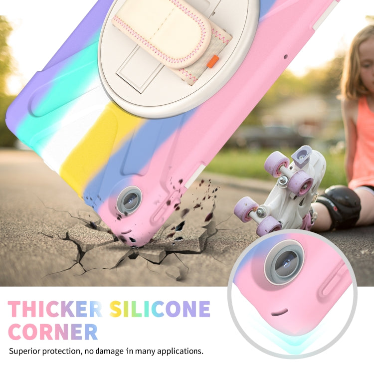 For Lenovo Tab M10 Plus 10.6 3rd Gen 2022 Silicone + PC Protective Tablet Case(Colorful Pink) - Lenovo by PMC TechLife | Online Shopping South Africa | PMC TechLife | Buy Now Pay Later Mobicred