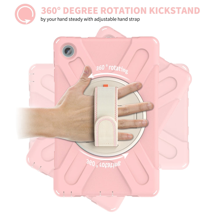 For Lenovo Tab M10 Plus 10.6 3rd Gen 2022 Silicone + PC Protective Tablet Case(Cherry Blossom Pink) - Lenovo by PMC TechLife | Online Shopping South Africa | PMC TechLife | Buy Now Pay Later Mobicred