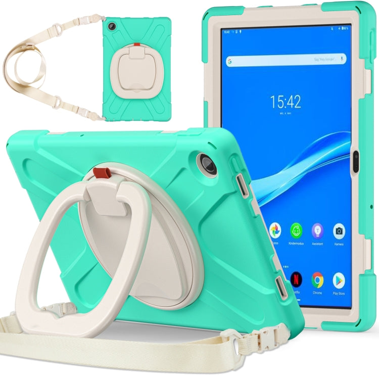 For Lenovo Tab M10 Plus 10.6 3rd Gen 2022 Silicone + PC Protective Tablet Case(Mint Green) - Lenovo by PMC TechLife | Online Shopping South Africa | PMC TechLife | Buy Now Pay Later Mobicred
