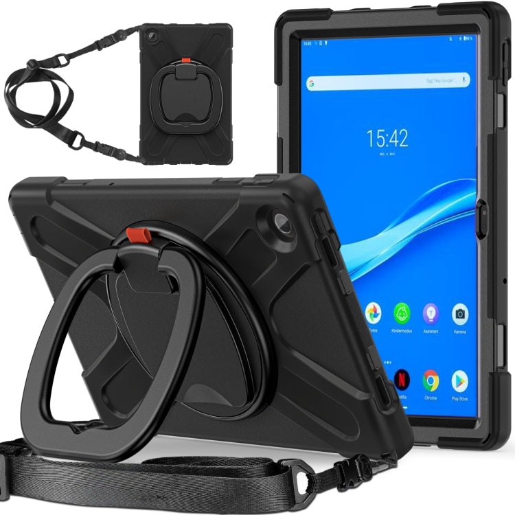 For Lenovo Tab M10 Plus 10.6 3rd Gen 2022 Silicone + PC Protective Tablet Case(Black) - Lenovo by PMC TechLife | Online Shopping South Africa | PMC TechLife | Buy Now Pay Later Mobicred