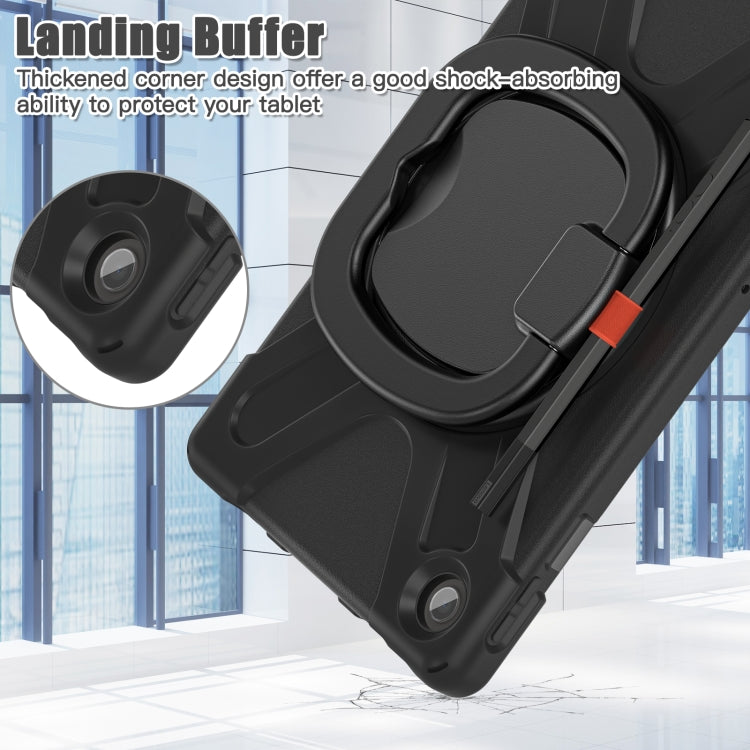 For Lenovo Tab M10 Plus 10.6 3rd Gen 2022 Silicone + PC Protective Tablet Case(Black) - Lenovo by PMC TechLife | Online Shopping South Africa | PMC TechLife | Buy Now Pay Later Mobicred