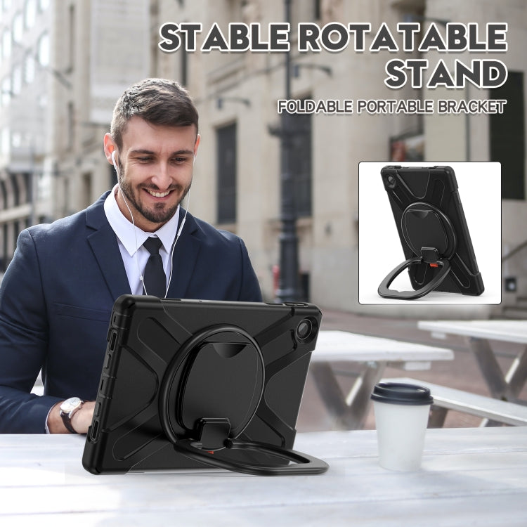 For Lenovo Tab M10 Plus 10.6 3rd Gen 2022 Silicone + PC Protective Tablet Case(Black) - Lenovo by PMC TechLife | Online Shopping South Africa | PMC TechLife | Buy Now Pay Later Mobicred