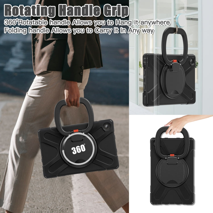 For Lenovo Tab M10 Plus 10.6 3rd Gen 2022 Silicone + PC Protective Tablet Case(Black) - Lenovo by PMC TechLife | Online Shopping South Africa | PMC TechLife | Buy Now Pay Later Mobicred