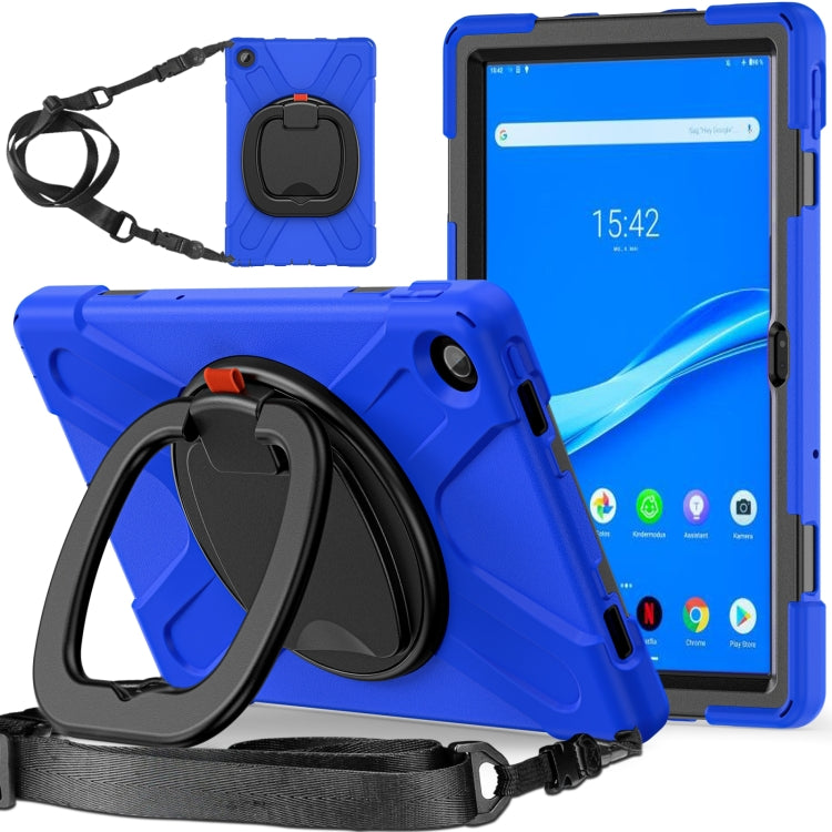 For Lenovo Tab M10 Plus 10.6 3rd Gen 2022 Silicone + PC Protective Tablet Case(Blue) - Lenovo by PMC TechLife | Online Shopping South Africa | PMC TechLife | Buy Now Pay Later Mobicred