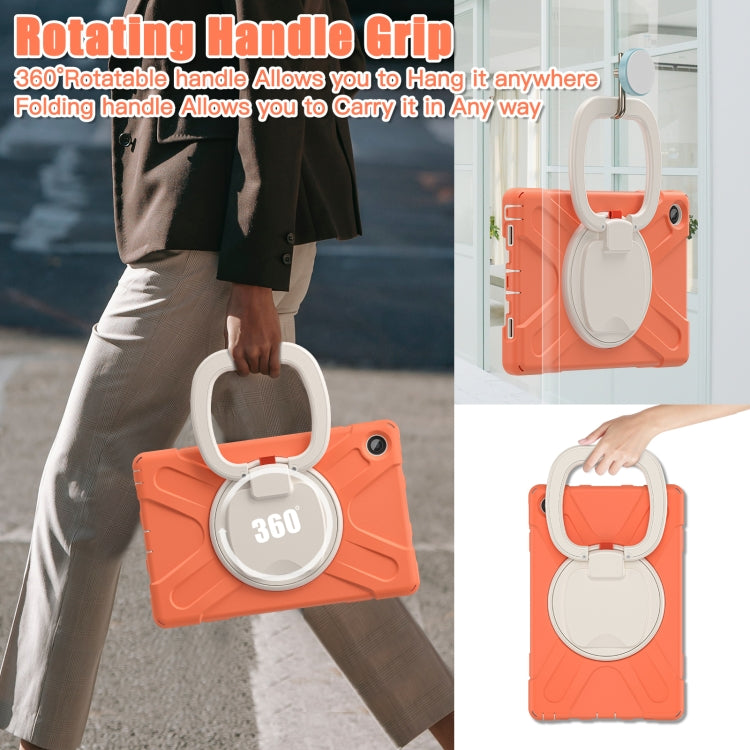 For Lenovo Tab M10 Plus 10.6 3rd Gen 2022 Silicone + PC Protective Tablet Case(Coral Orange) - Lenovo by PMC TechLife | Online Shopping South Africa | PMC TechLife | Buy Now Pay Later Mobicred