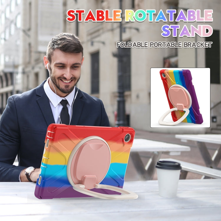 For Lenovo Tab M10 Plus 10.6 3rd Gen 2022 Silicone + PC Protective Tablet Case(Colorful Red) - Lenovo by PMC TechLife | Online Shopping South Africa | PMC TechLife | Buy Now Pay Later Mobicred