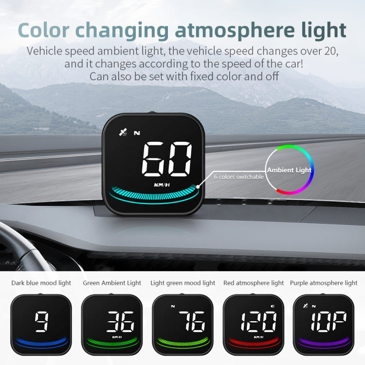 G4 Head Up Display Car Speedometer Smart Digital Alarm Reminder GPS HUD - free shipping - PMC TechLife - Order now!