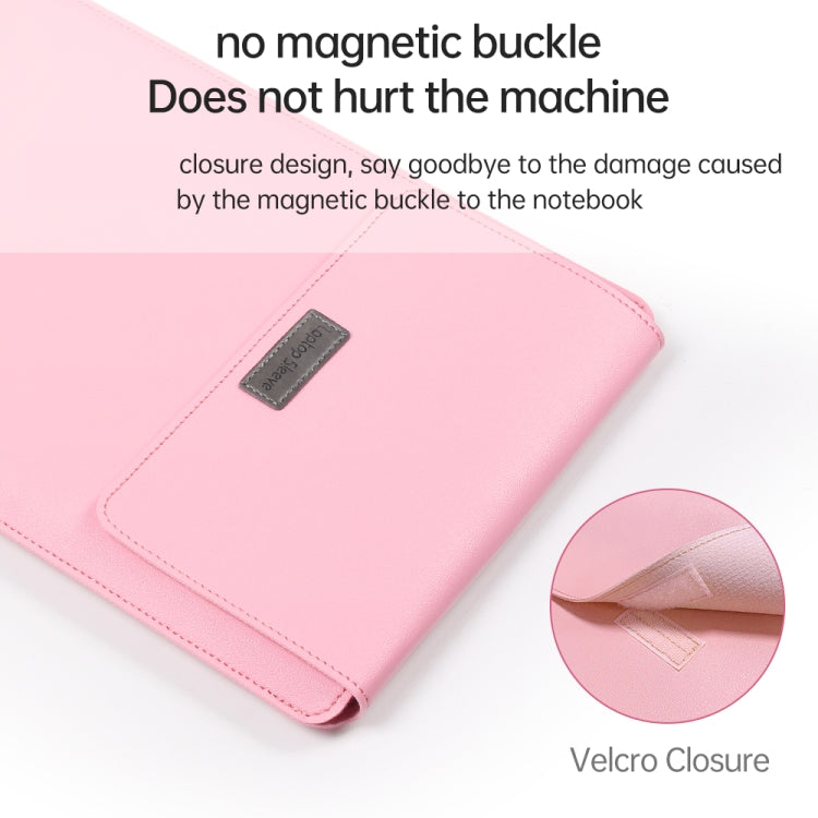 4 in 1 Lightweight and Portable Leather Computer Bag, Size:11/12 inches(Pink) - 12.1 inch by PMC TechLife | Online Shopping South Africa | PMC TechLife | Buy Now Pay Later Mobicred