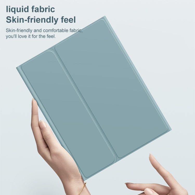 Round Cap Bluetooth Keyboard Leather Case with Pen Slot & Touchpad For Samsung Galaxy Tab S7(Pink+White Keyboard) - free shipping - PMC TechLife - Order now!