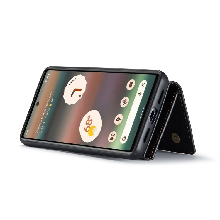 For Google Pixel 6A DG.MING M1 Series 3-Fold Multi Card Wallet + Magnetic Phone Case(Coffee) - free shipping - PMC TechLife - Order now!