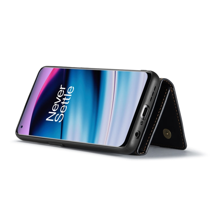 For OnePlus Nord N20 5G DG.MING M1 Series 3-Fold Multi Card Wallet + Magnetic Phone Case(Coffee) - OnePlus Cases by DG.MING | Online Shopping South Africa | PMC TechLife | Buy Now Pay Later Mobicred
