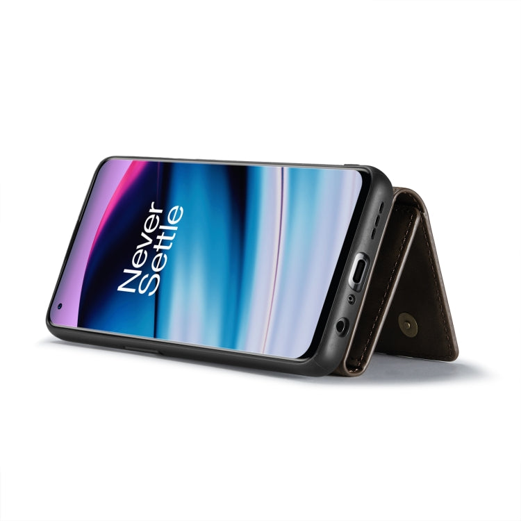 For OnePlus Nord N20 5G DG.MING M1 Series 3-Fold Multi Card Wallet + Magnetic Phone Case(Green) - OnePlus Cases by DG.MING | Online Shopping South Africa | PMC TechLife | Buy Now Pay Later Mobicred