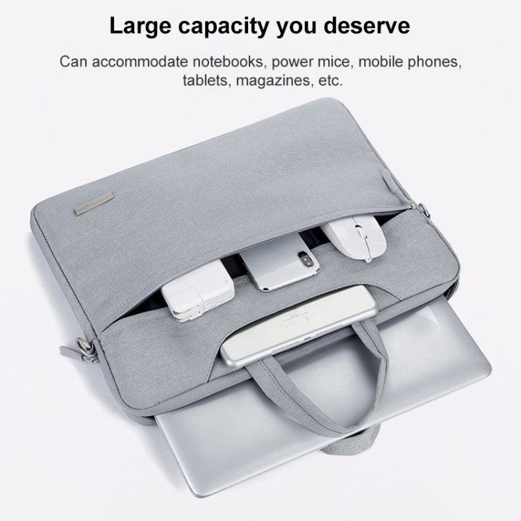 Handbag Laptop Bag Inner Bag with Shoulder Strap, Size:12 inch(Dark Grey) - Other by PMC TechLife | Online Shopping South Africa | PMC TechLife | Buy Now Pay Later Mobicred