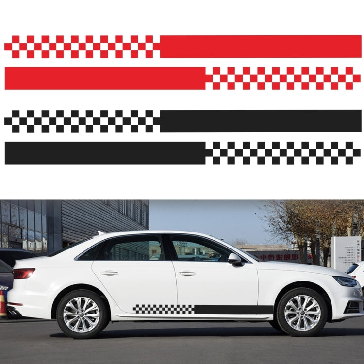 2 PCS/Set D-282 Waistline Pattern Car Modified Decorative Sticker(Yellow) - Decorative Sticker by PMC Jewellery | Online Shopping South Africa | PMC Jewellery | Buy Now Pay Later Mobicred