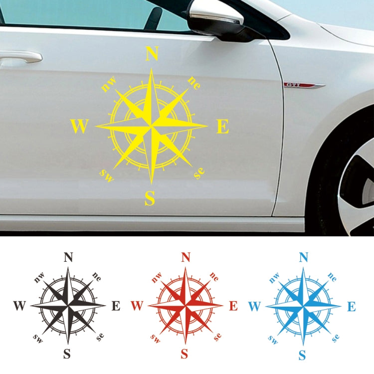 D-366 Compass Pattern Car Modified Decorative Sticker(Blue) - Decorative Sticker by PMC TechLife | Online Shopping South Africa | PMC TechLife | Buy Now Pay Later Mobicred