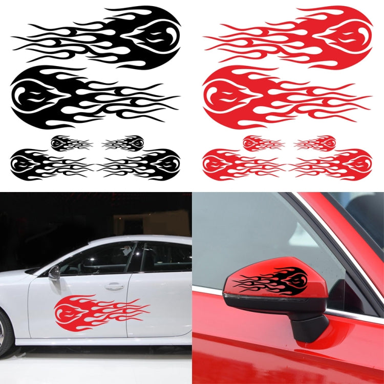 D-451 Car Modified Side Door Front Rear Bumpers Rearview Mirror Decorative Sticker(Black) - Decorative Sticker by PMC TechLife | Online Shopping South Africa | PMC TechLife | Buy Now Pay Later Mobicred