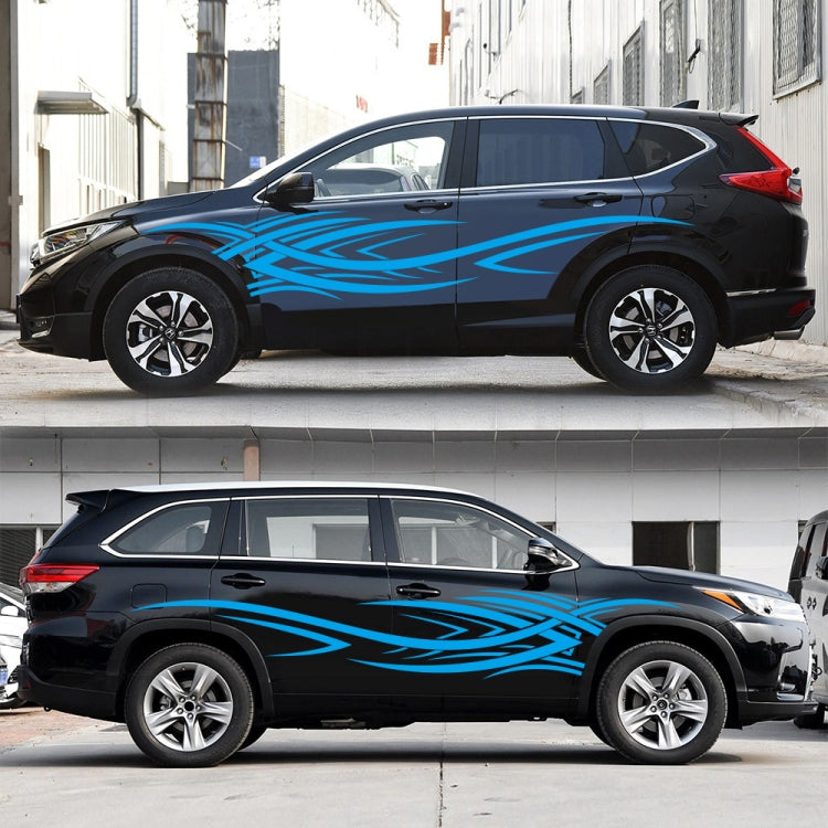 2 PCS/Set D-503 Totem Pattern Car Modified Decorative Sticker(Blue) - Decorative Sticker by PMC TechLife | Online Shopping South Africa | PMC TechLife | Buy Now Pay Later Mobicred