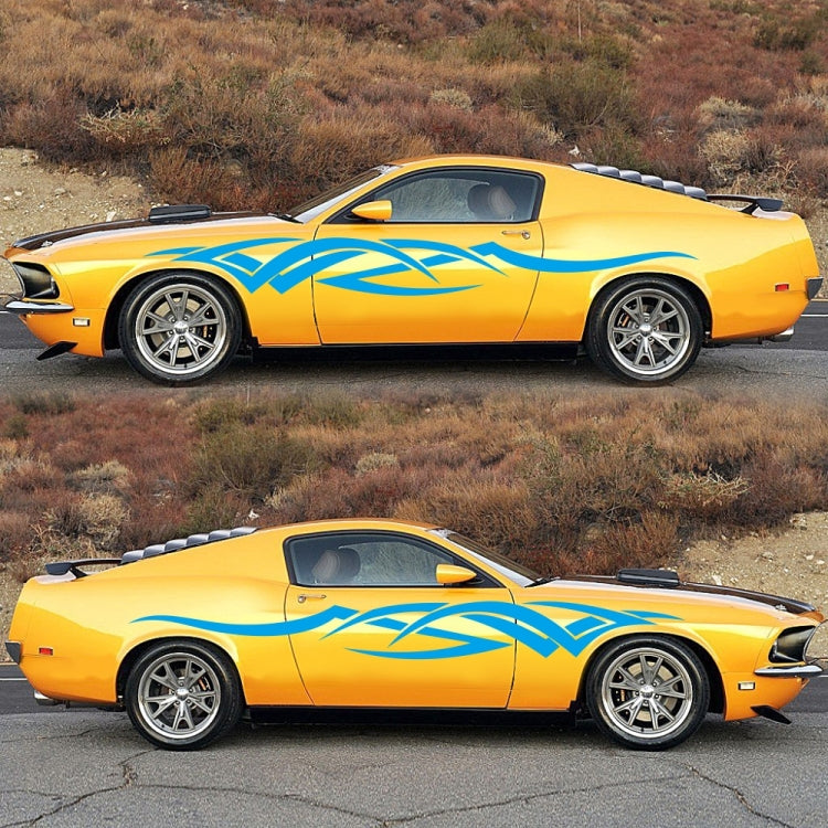 2 PCS/Set D-731 Totem Pattern Car Modified Decorative Sticker(Blue) - Decorative Sticker by PMC TechLife | Online Shopping South Africa | PMC TechLife | Buy Now Pay Later Mobicred