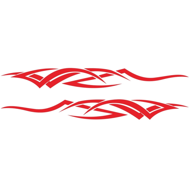 2 PCS/Set D-731 Totem Pattern Car Modified Decorative Sticker(Red) - free shipping - PMC TechLife - Order now!