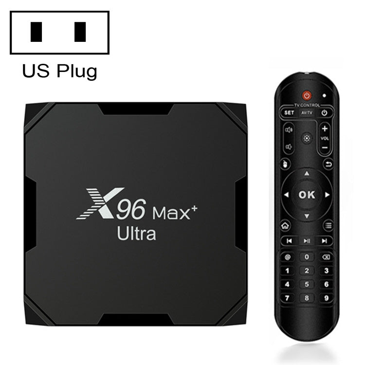 X96 Max+ Ultra 4GB+64GB Amlogic S905X4 8K Smart TV BOX Android 11.0 Media Player, Plug Type:US Plug - Others by PMC TechLife | Online Shopping South Africa | PMC TechLife | Buy Now Pay Later Mobicred