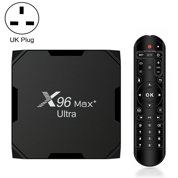 X96 Max+ Ultra 4GB+64GB Amlogic S905X4 8K Smart TV BOX Android 11.0 Media Player, Plug Type:UK Plug - Others by PMC TechLife | Online Shopping South Africa | PMC TechLife | Buy Now Pay Later Mobicred