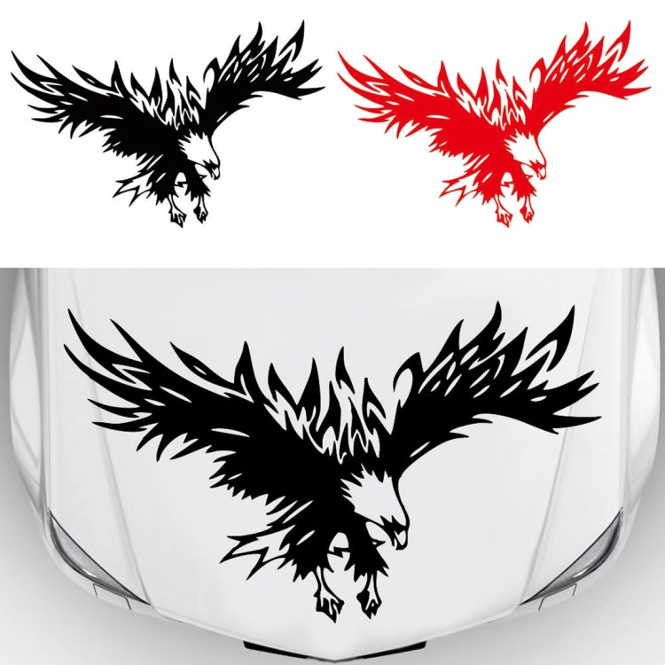 D-733 Eagle Pattern Car Modified Hood Decorative Sticker(Red) - Decorative Sticker by PMC TechLife | Online Shopping South Africa | PMC TechLife | Buy Now Pay Later Mobicred