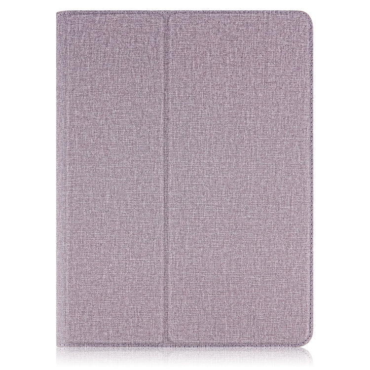 For 10 inch Cloth Texture 360 Rotation Horizontal Flip Universal Tablet PC Leather Case with Pen Slot(Purple) - 10 - 11 inch by PMC TechLife | Online Shopping South Africa | PMC TechLife | Buy Now Pay Later Mobicred