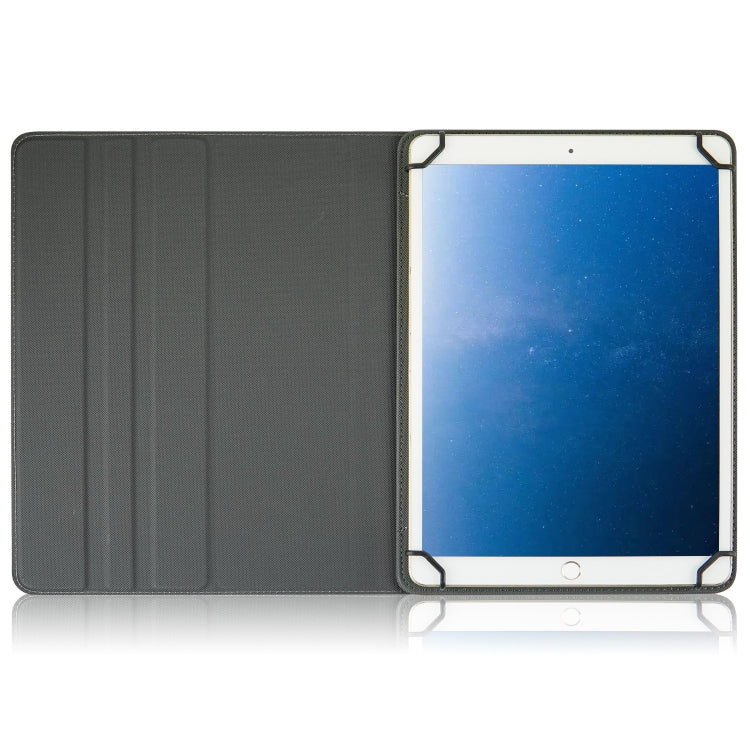 For 10 inch Cloth Texture 360 Rotation Horizontal Flip Universal Tablet PC Leather Case with Pen Slot(Purple) - 10 - 11 inch by PMC TechLife | Online Shopping South Africa | PMC TechLife | Buy Now Pay Later Mobicred