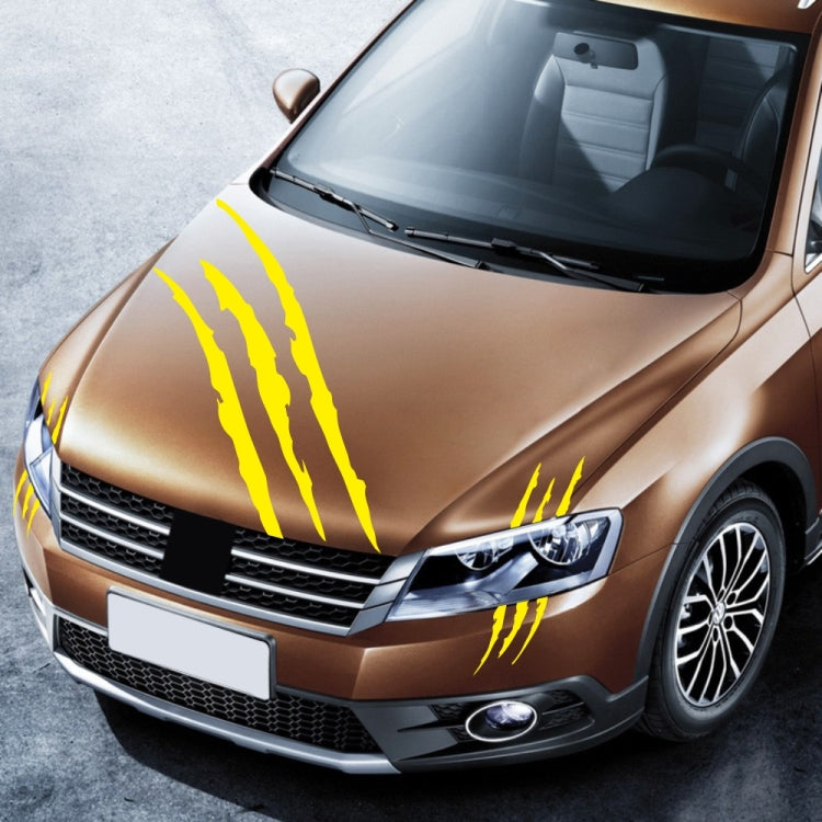D-865 Claw Scratches Pattern Car Modified Decorative Sticker(Yellow) - Decorative Sticker by PMC TechLife | Online Shopping South Africa | PMC TechLife | Buy Now Pay Later Mobicred
