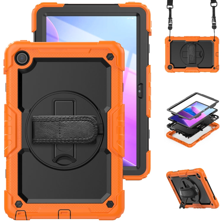 For Lenovo Tab M10 Plus 10.6 3rd Gen 2022 Silicone + PC Tablet Case(Orange) - Lenovo by PMC TechLife | Online Shopping South Africa | PMC TechLife | Buy Now Pay Later Mobicred