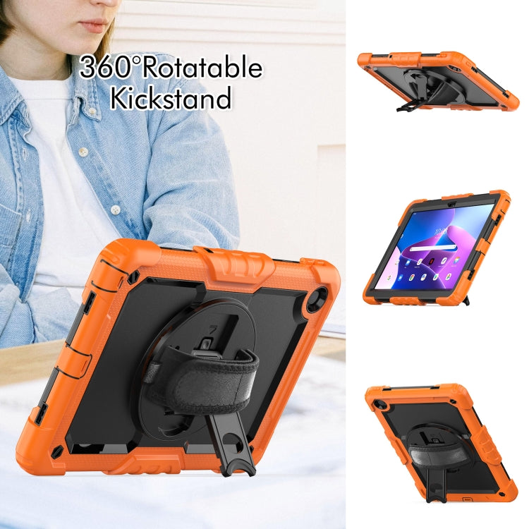 For Lenovo Tab M10 Plus 10.6 3rd Gen 2022 Silicone + PC Tablet Case(Orange) - Lenovo by PMC TechLife | Online Shopping South Africa | PMC TechLife | Buy Now Pay Later Mobicred