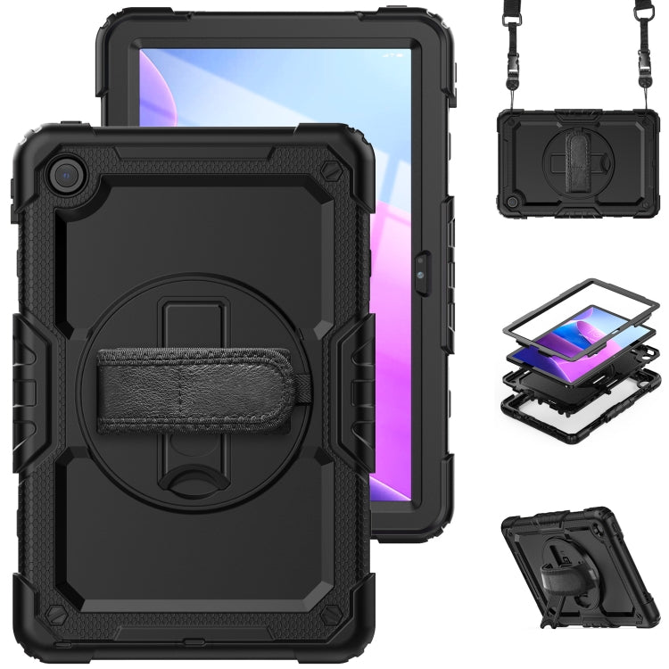 For Lenovo Tab M10 Plus 10.6 3rd Gen 2022 Silicone + PC Tablet Case(Black) - Lenovo by PMC TechLife | Online Shopping South Africa | PMC TechLife | Buy Now Pay Later Mobicred