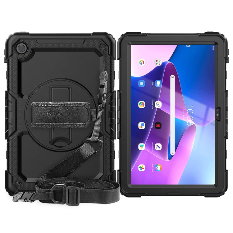 For Lenovo Tab M10 Plus 10.6 3rd Gen 2022 Silicone + PC Tablet Case(Black) - Lenovo by PMC TechLife | Online Shopping South Africa | PMC TechLife | Buy Now Pay Later Mobicred