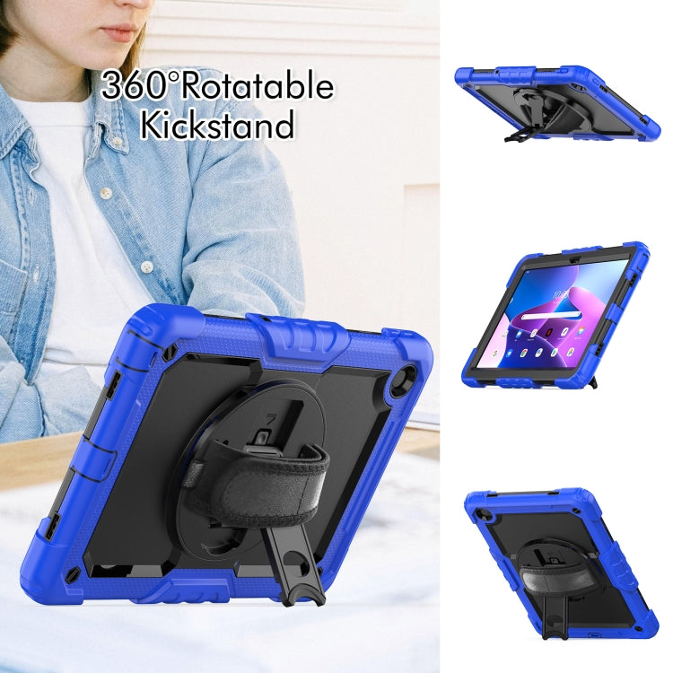 For Lenovo Tab M10 Plus 10.6 3rd Gen 2022 Silicone + PC Tablet Case(Black + Blue) - Lenovo by PMC TechLife | Online Shopping South Africa | PMC TechLife | Buy Now Pay Later Mobicred