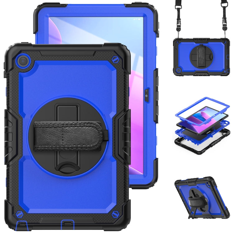 For Lenovo Tab M10 Plus 10.6 3rd Gen 2022 Silicone + PC Tablet Case(Blue + Black) - Lenovo by PMC TechLife | Online Shopping South Africa | PMC TechLife | Buy Now Pay Later Mobicred