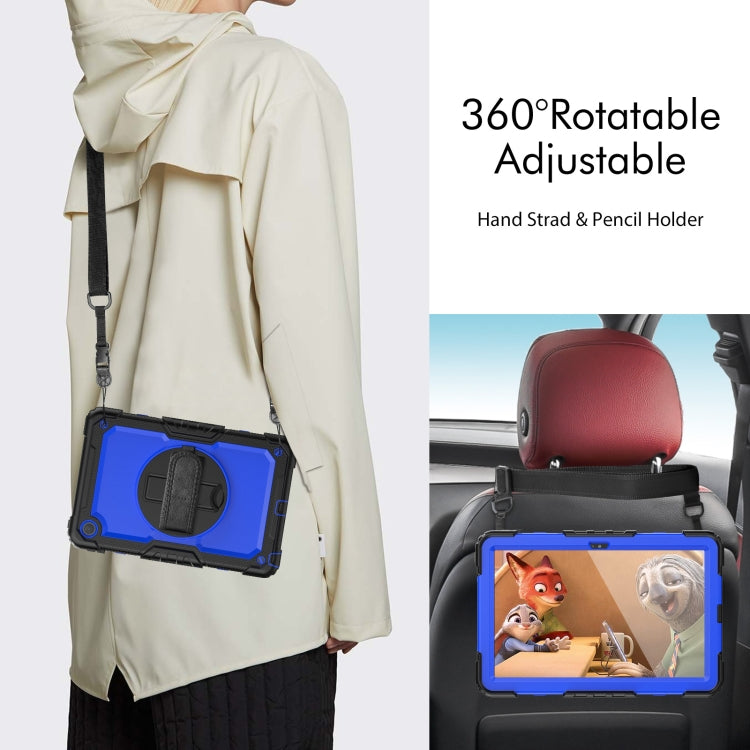 For Lenovo Tab M10 Plus 10.6 3rd Gen 2022 Silicone + PC Tablet Case(Blue + Black) - Lenovo by PMC TechLife | Online Shopping South Africa | PMC TechLife | Buy Now Pay Later Mobicred