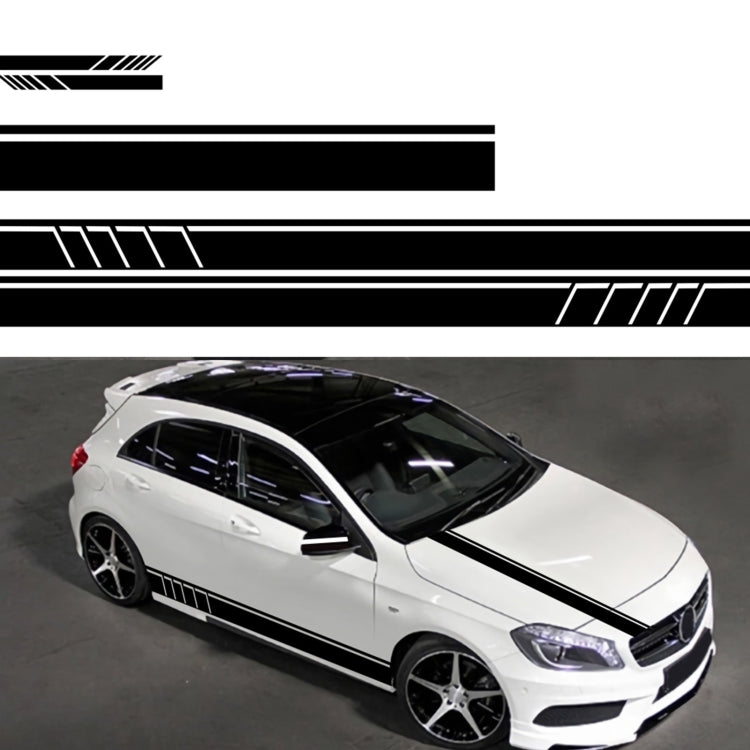 D-930 Lines Pattern Car Modified Decorative Sticker(Black) - Decorative Sticker by PMC TechLife | Online Shopping South Africa | PMC TechLife