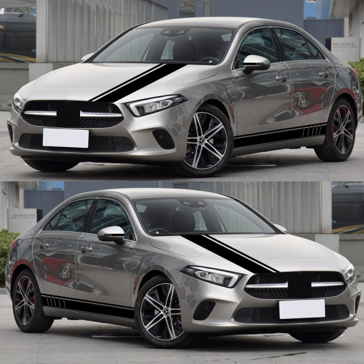 D-930 Lines Pattern Car Modified Decorative Sticker(Black) - Decorative Sticker by PMC TechLife | Online Shopping South Africa | PMC TechLife