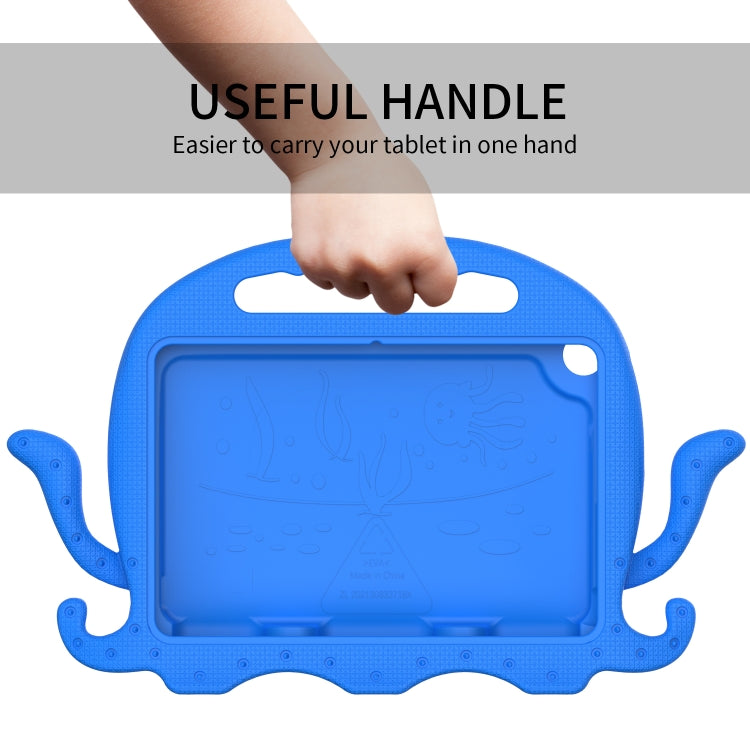 For Amazon Kindle Fire HD 8 / HD 8 Plus Octopus EVA Shockproof Tablet Case with Screen Film & Shoulder Strap(Blue) - Amazon by PMC TechLife | Online Shopping South Africa | PMC TechLife | Buy Now Pay Later Mobicred