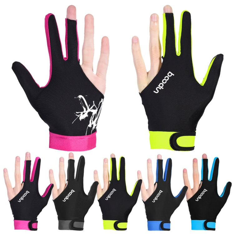 BOODUN M050912 Thin Breathable Men and Women Billiards Three Finger Single Gloves, Size:L(Dark Yellow) - free shipping - PMC TechLife - Order now!
