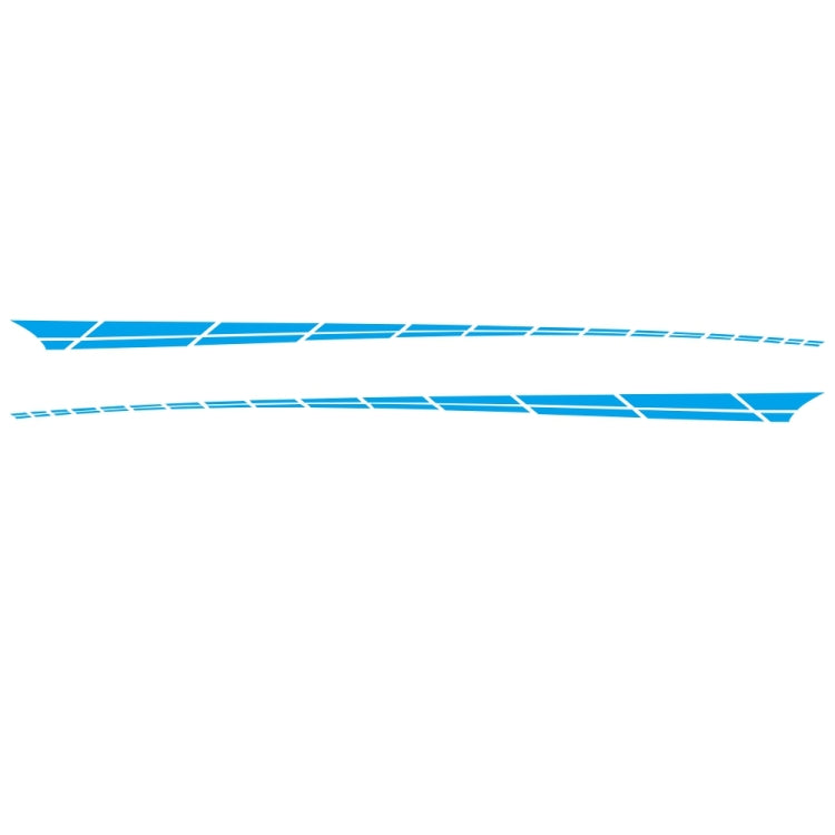 2 PCS/Set D-961 Checkered Flag Pattern Car Modified Decorative Sticker(Blue) - Decorative Sticker by PMC TechLife | Online Shopping South Africa | PMC TechLife | Buy Now Pay Later Mobicred