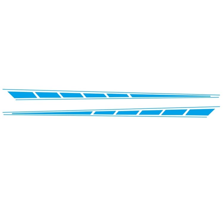 2 PCS/Set D-970 Checkered Flag Pattern Car Modified Decorative Sticker(Blue) - Decorative Sticker by PMC TechLife | Online Shopping South Africa | PMC TechLife | Buy Now Pay Later Mobicred