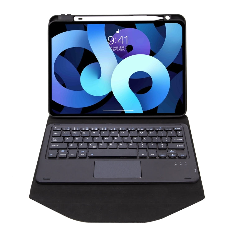 Z11B-A Pen Slot Touchpad Bluetooth Keyboard Leather Tablet Case For iPad Pro 11 2021/2020/2018(Black) - For iPad Pro by PMC TechLife | Online Shopping South Africa | PMC TechLife