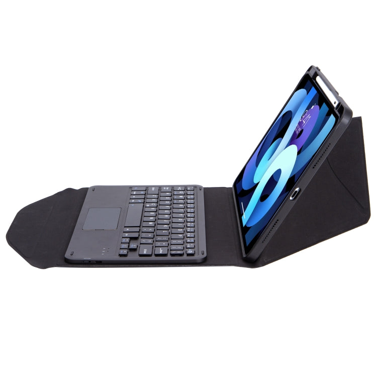 Z102B-A Pen Slot Touchpad Bluetooth Keyboard Leather Tablet Case For iPad 10.2 2021/2020/2019(Black) - Universal by PMC TechLife | Online Shopping South Africa | PMC TechLife